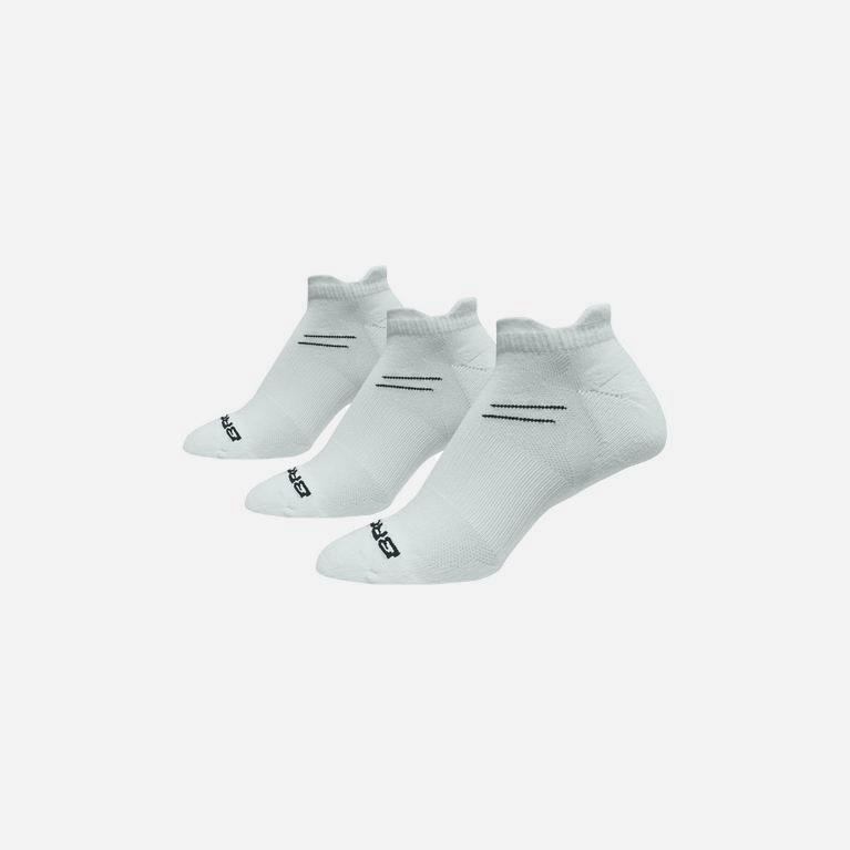 Brooks Run-In 3-Pack NZ - Men's Running Socks - White (74029-ARUQ)